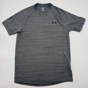 Under Armour Tech Short Sleeve T-Shirt Gray Heather Space Dye Womens S